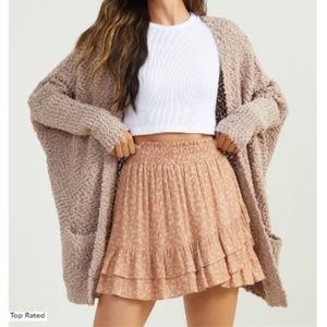 Dreamers by Debut Longline Tan Cardigan